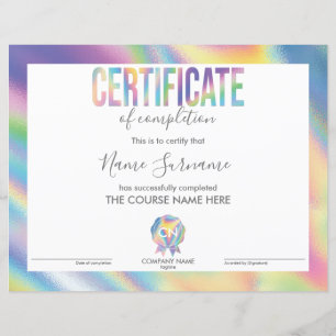 Certificat de fin de cours