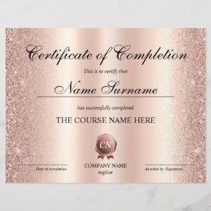 Certificat de fin de cours