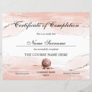 Certificat de fin de cours