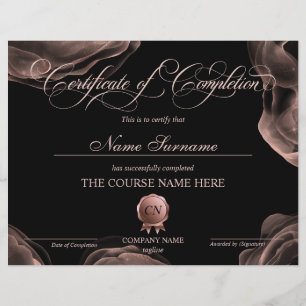 Certificat de fin de cours