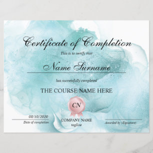 Certificat de fin de cours