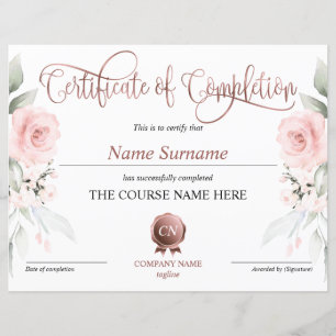 Certificat de fin de cours