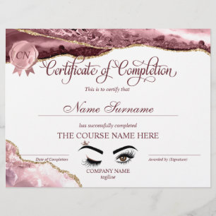 Certificat de fin de cours