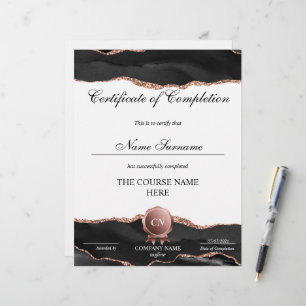 Certificat de fin de cours
