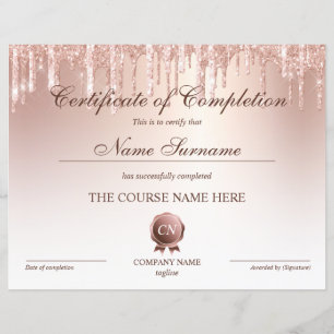 Certificat de fin de cours