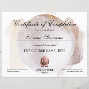 Certificat de fin de cours