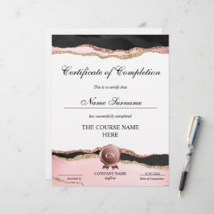 Certificat de fin de cours
