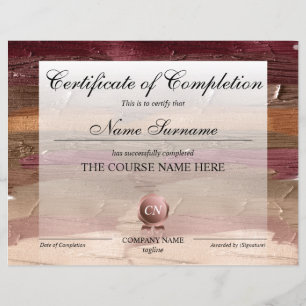 Certificat de fin de cours