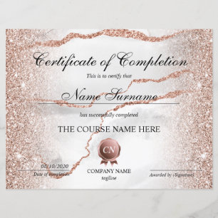 Certificat de fin de cours
