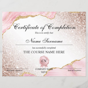 Certificat de fin de cours