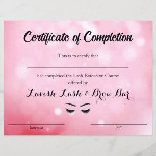 Certificat de fin de série