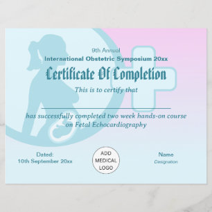 Certificat de la Conférence d'Obstétrique et de Gy