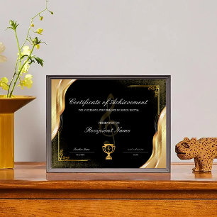Certificat de musique modifiable de prix de réussi
