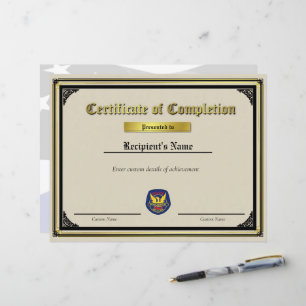 Certificat de patchs de ligne bleue mince personna