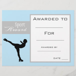 Certificat de patinage sportif