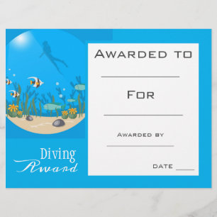 Certificat de plongée sportive