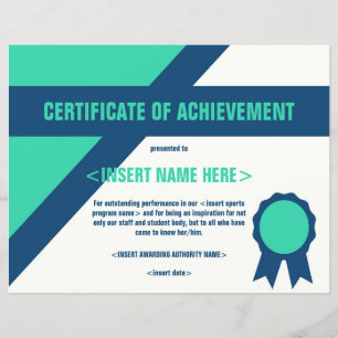 Certificat de Réalisation
