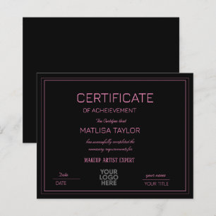 Certificat de Réalisation de l'Affection de Réussi