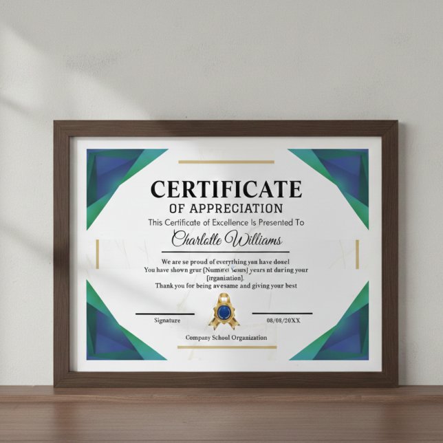 Certificat de Réalisation Exceptionnelle pour l'Em (Créateur téléchargé)