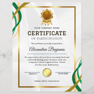 Certificat de reconnaissance