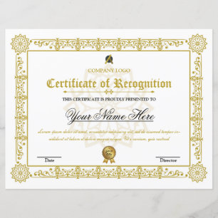Certificat de reconnaissance