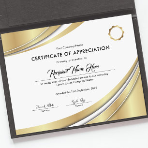 Certificat de reconnaissance