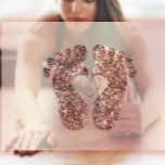 Certificat de réflexologie de massage des pieds Cu<br><div class="desc">florenceKdesign Les pieds Abstraits de parties scintillant pastel douce présentent un script délicat d'un certificat cadeau.</div>