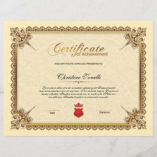 Certificat de réussite