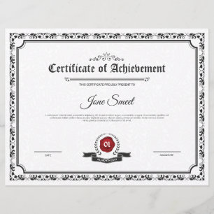 Certificat de réussite