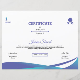 Certificat De Réussite