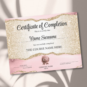 Certificat de Réussite Diplôme de Fin de Cours