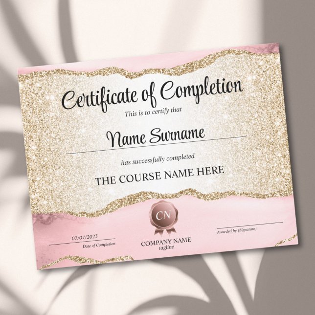 Certificat de Réussite Diplôme de Fin de Cours (Créateur téléchargé)