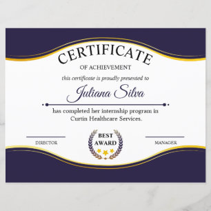 Certificat De Réussite Imprimable