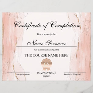 Certificat de Réussite Prix de Fin de Cours