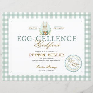 Certificat de violoncelle de lapin de Pâques