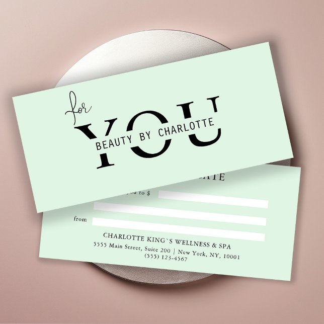 CERTIFICAT D'ENTITÉ D'AFFAIRES (Personalized, BUSINESS GIFT CERTIFICATE! Green & White, modern, minimal with a luxury touch.
)