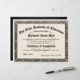 Certificat d'obtention du diplôme d'études supérie