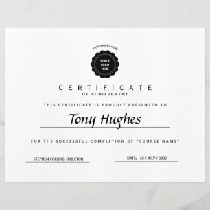 Certificat moderne classique, Diplôme