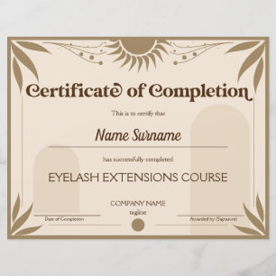 Certificat Moderne de Réussite au Cours