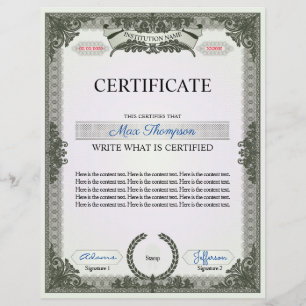 Certificat multifonction