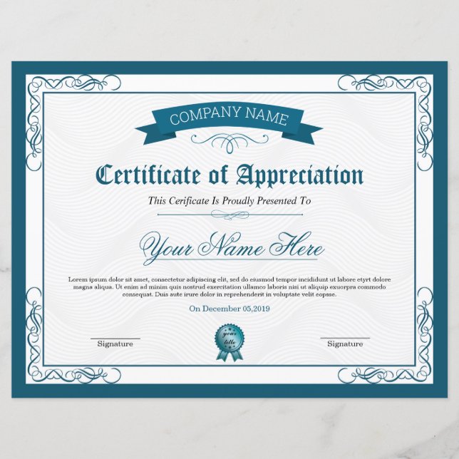 Certificat multifonction (Devant)