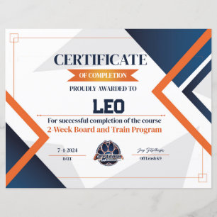 Certificat OLK9 #7