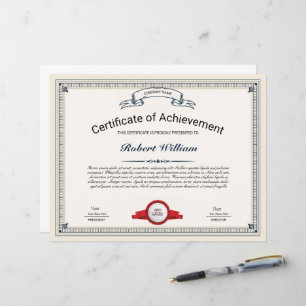 Certificat professionnel de Modèle de réussite