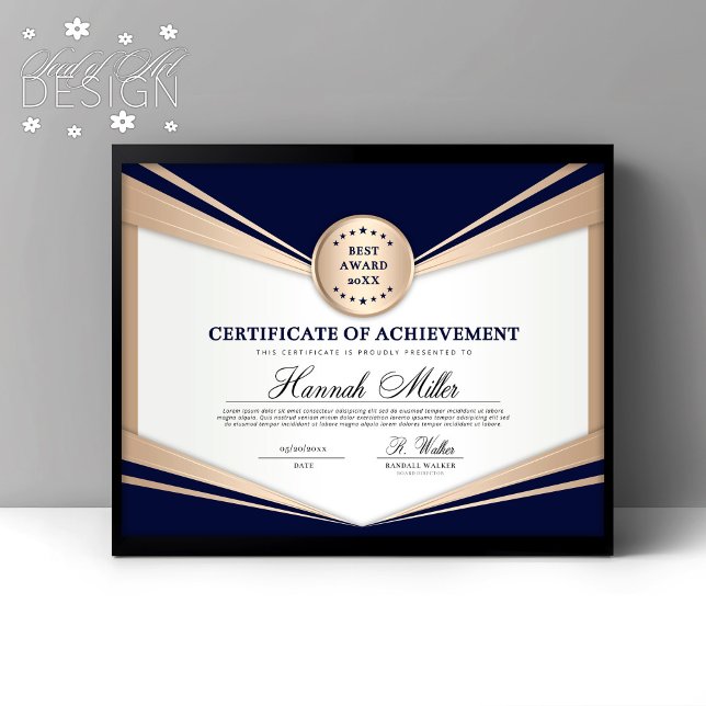 Certificat professionnel de réussite (Créateur téléchargé)