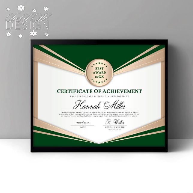 Certificat professionnel de réussite (Créateur téléchargé)