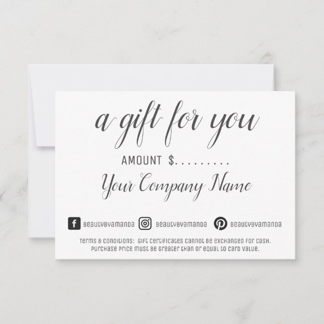 Certificat professionnel personnalisé (Devant)