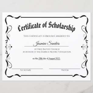 Certificat simple de bourse