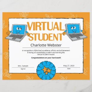 Certificat Virtuel de Réussite de l'Étudiant PDF