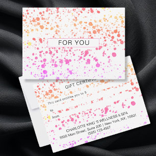 CERTIFICATE DE COMMERCE COULEUR POUR TOI