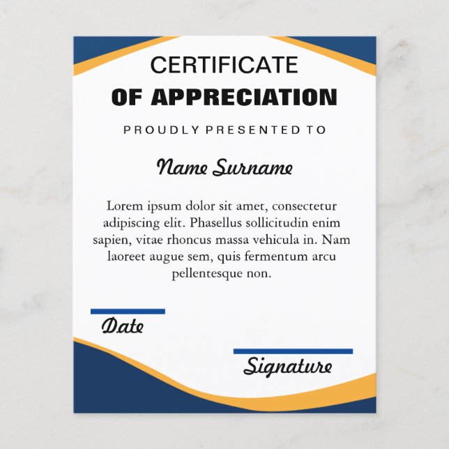 Certificate of Completion & APPRECIATION Template (Devant)
